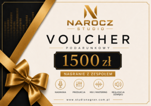 Voucher prezentowy do studia nagrań na nagranie piosenki