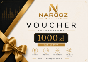 Voucher prezentowy do studia nagrań pakiet PRO